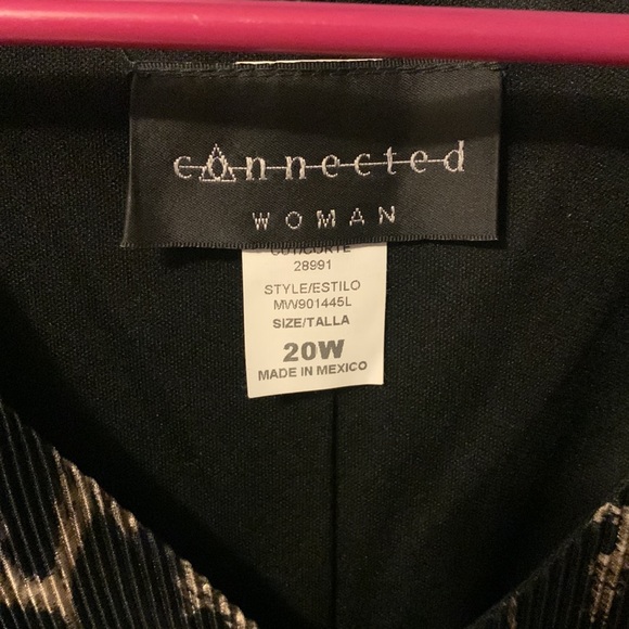 Peebles cheetah print dress NWT Size 20W - Picture 2 of 4